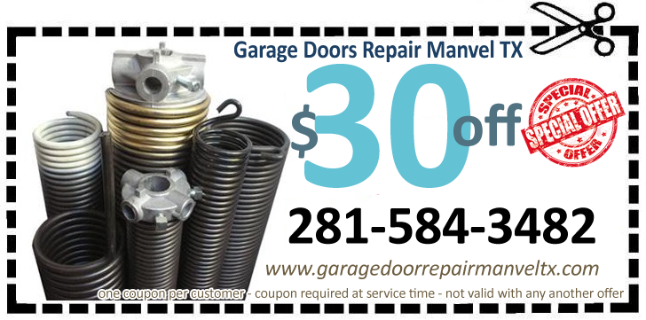 Garage Door Repair Manvel TX Coupon